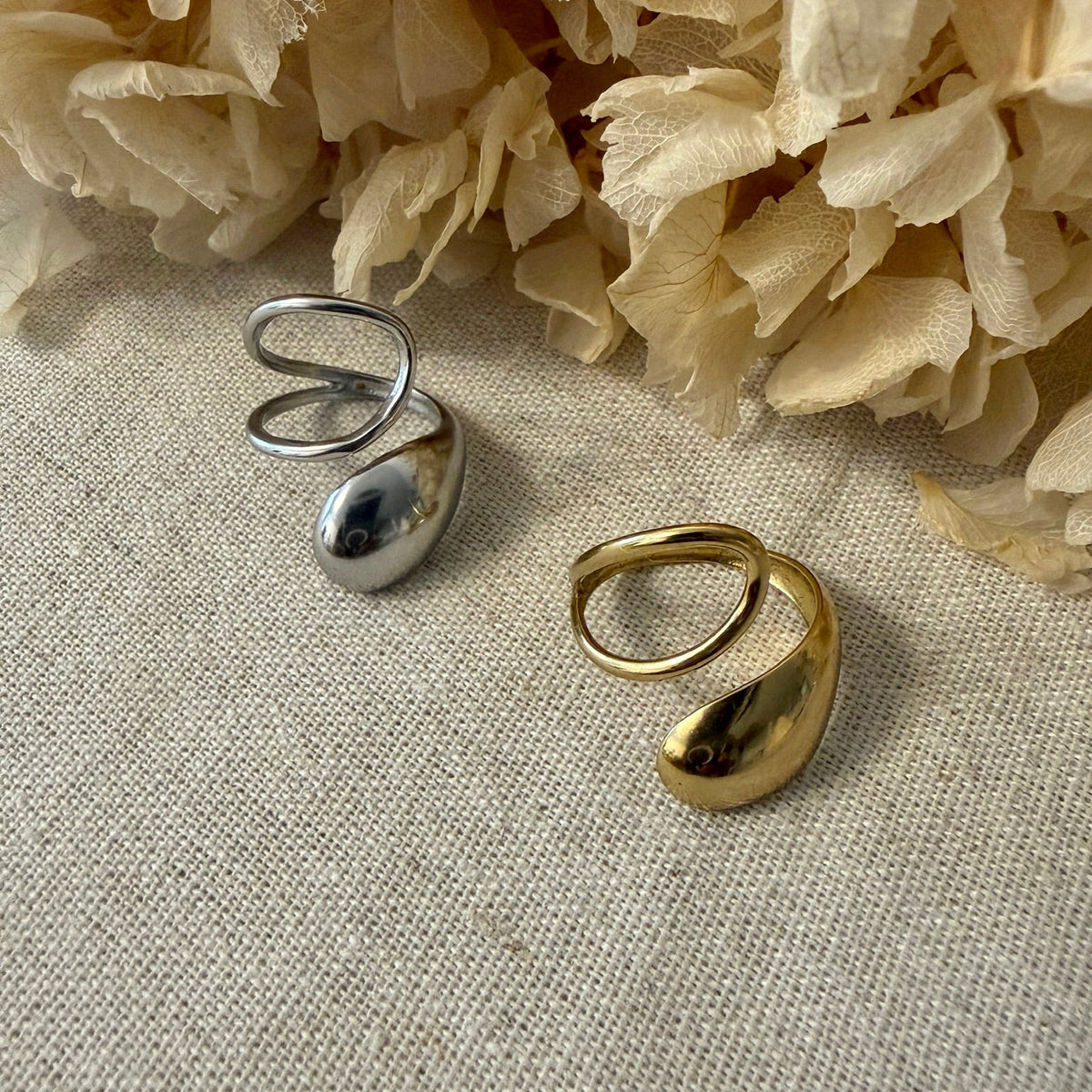 Bagues Alma dorées & argentées - Takkay