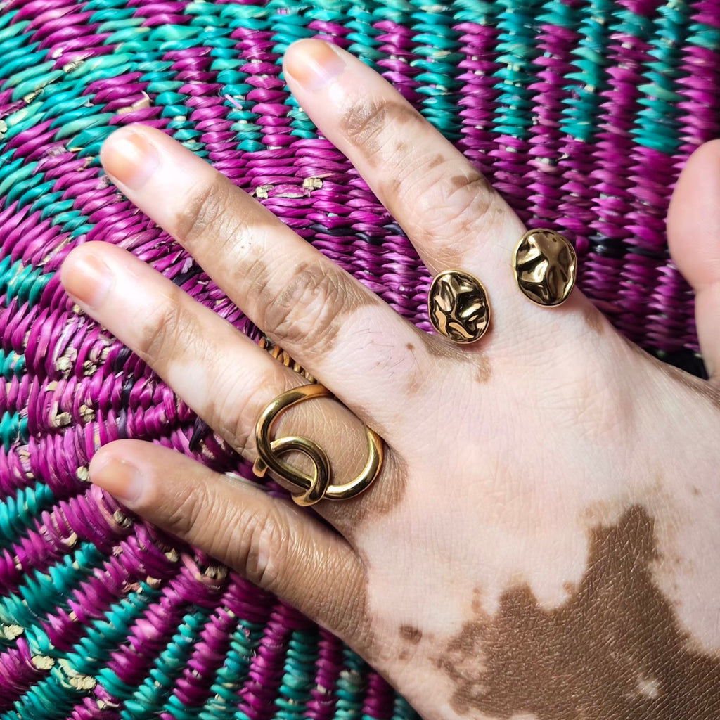 Bague Fily dorée - Takkay Paris