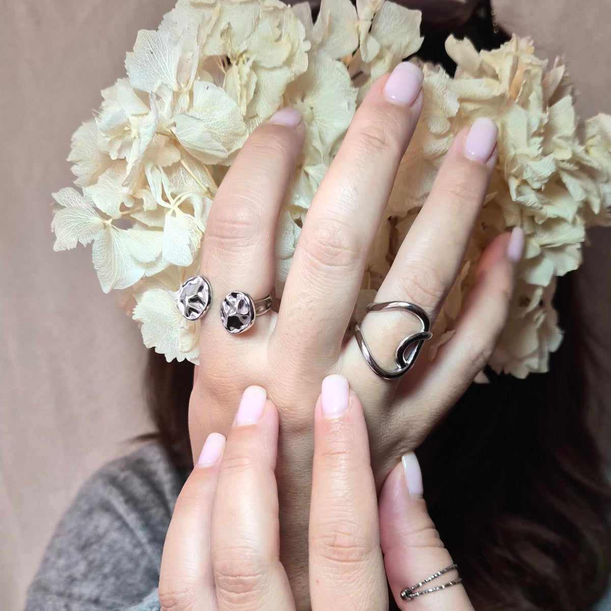 Bague Gaya argentée - Takkay Paris