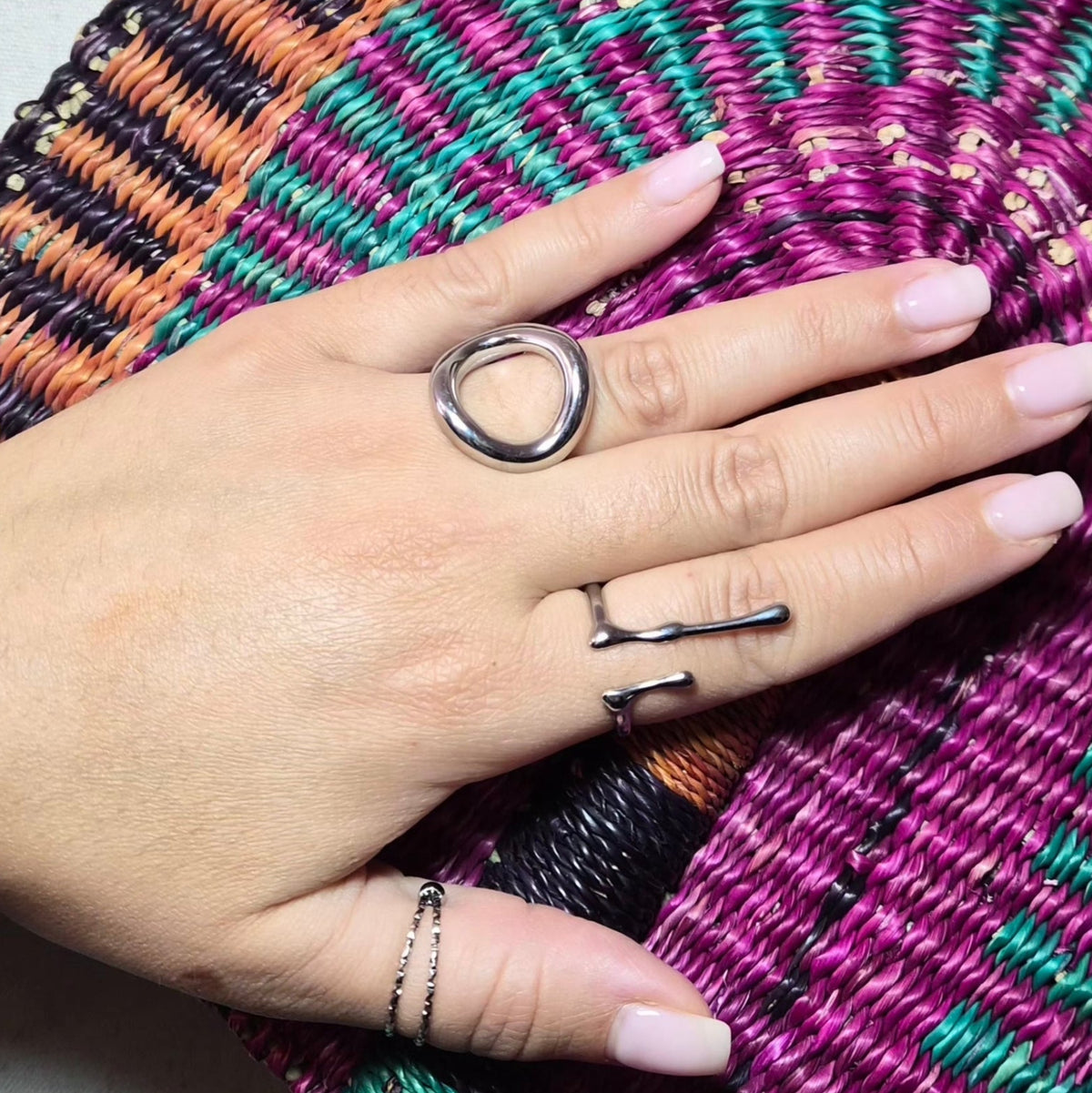 Bague Olé Mini argentée - Takkay Paris