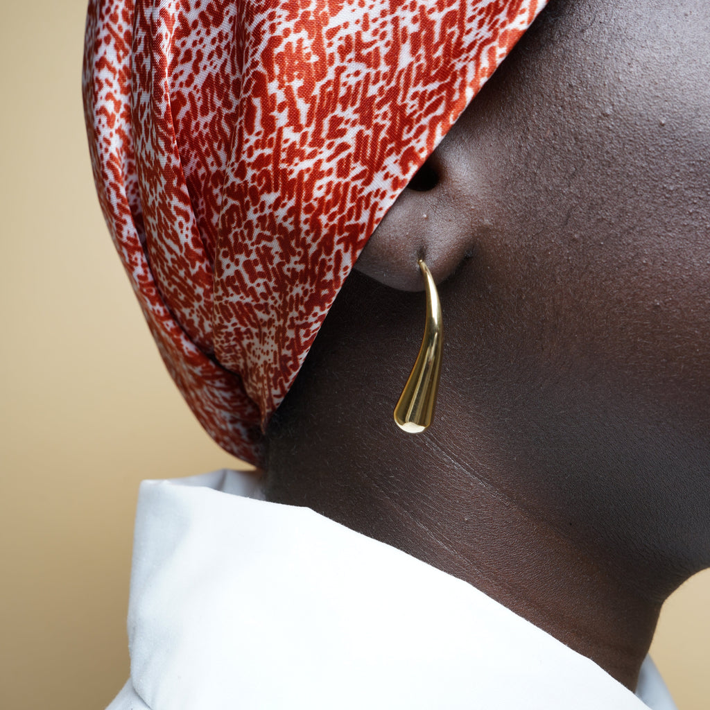 Boucles d'oreilles Glow dorées Takkay Paris