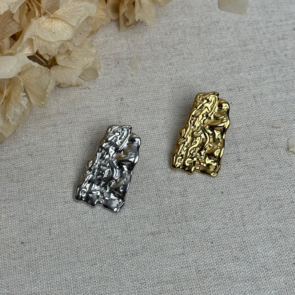 Boucles Nipsss dorées et argentées -Takkay Paris