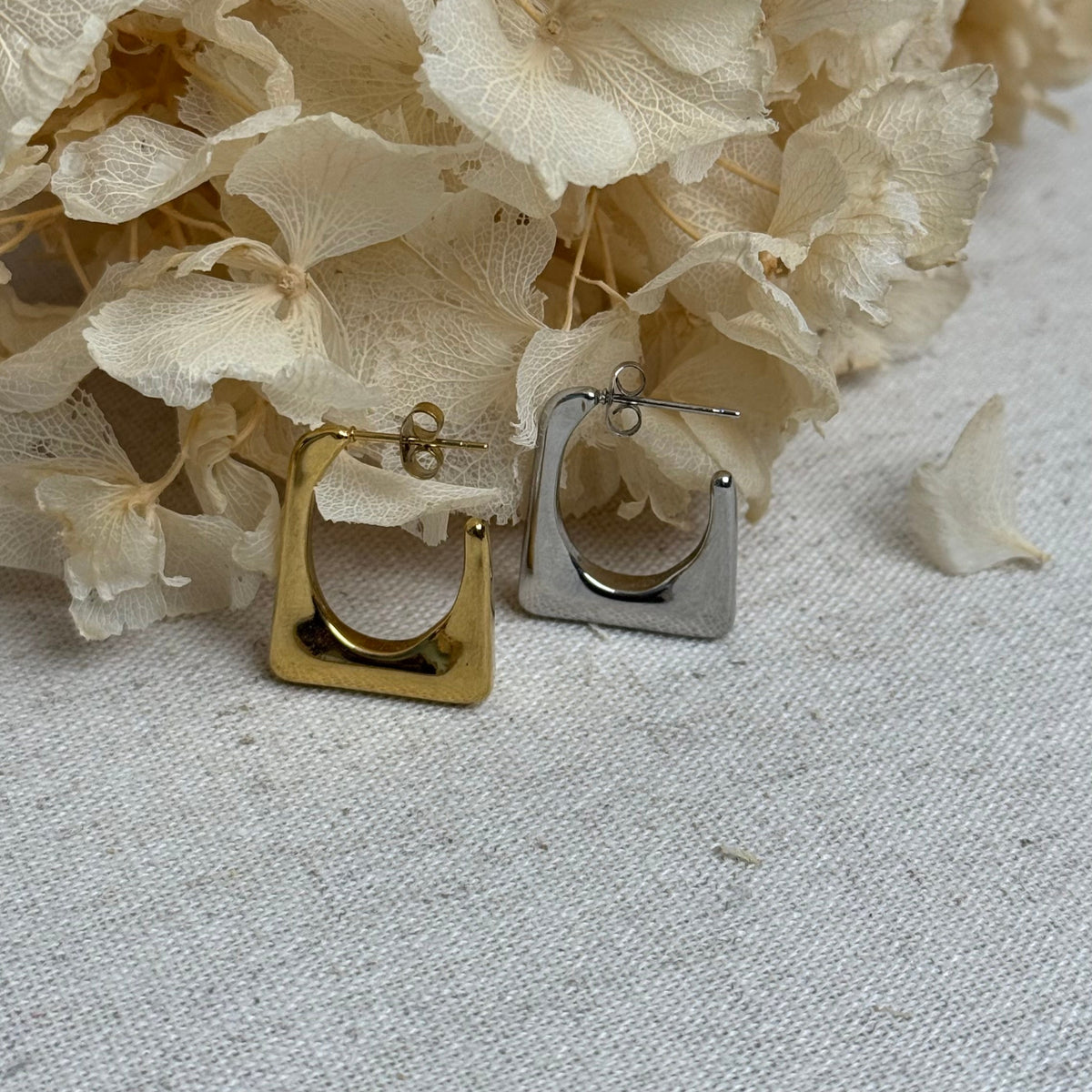 Boucles Tulum dorée & argentée - Takkay