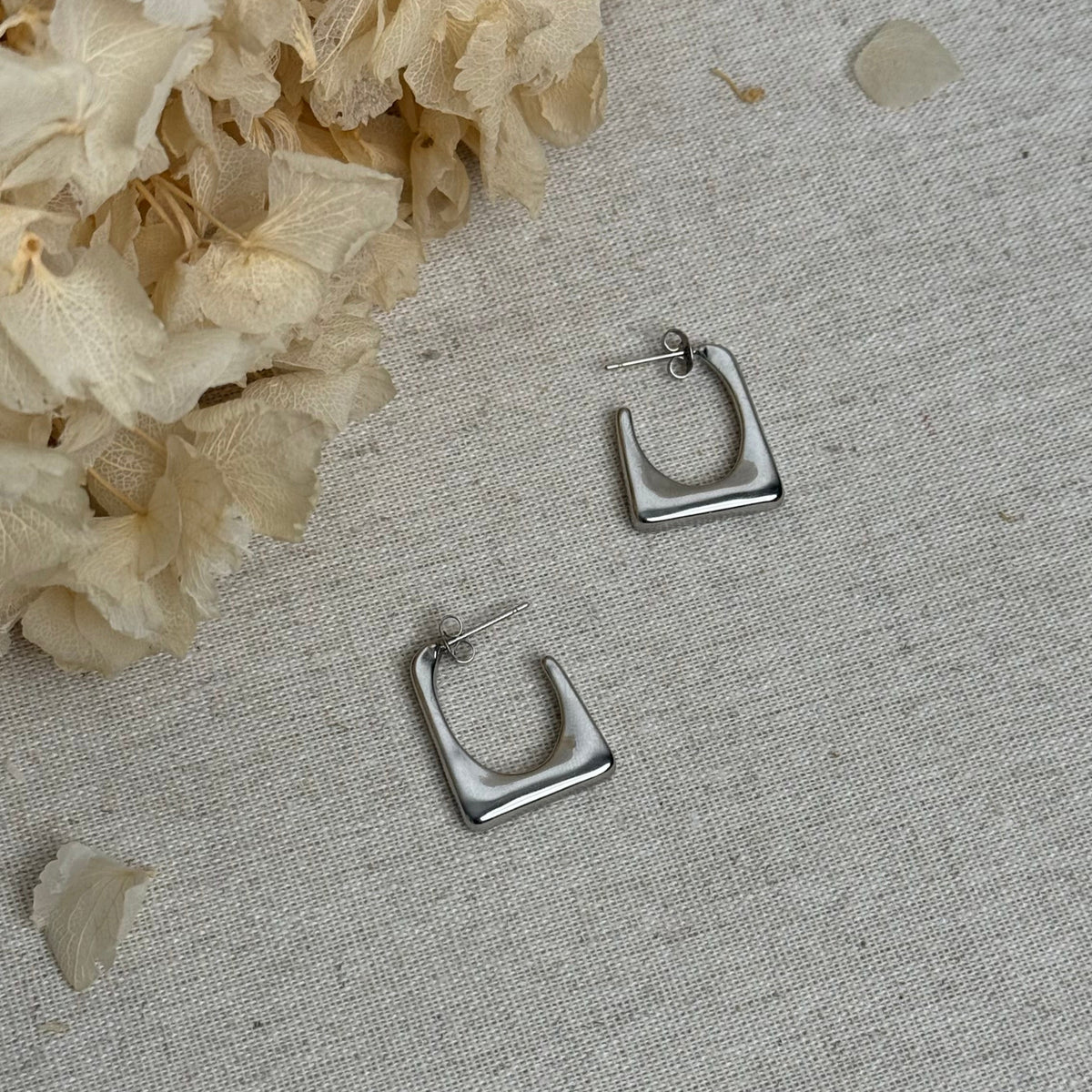 Boucles Tulum argentées - Takkay